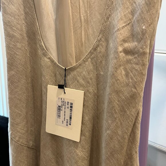 NWT DISSH Lyra Natural Linen Midi Dress - Picture 7 of 7